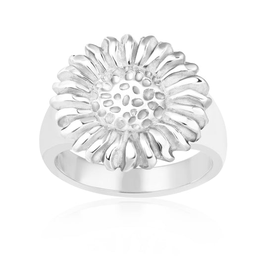 Helianthus Silver Ring