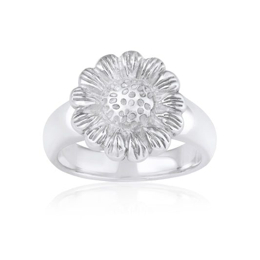 Oxeye Silver Ring