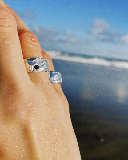 Large Fistral Sapphire and Diamond Ring